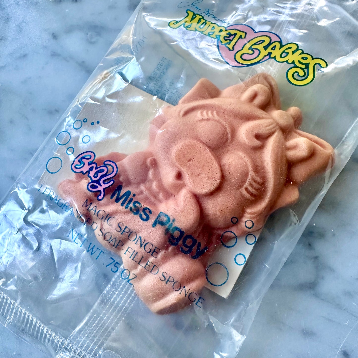 1986 Muppet Babies Baby Miss Piggy Magic Sponge