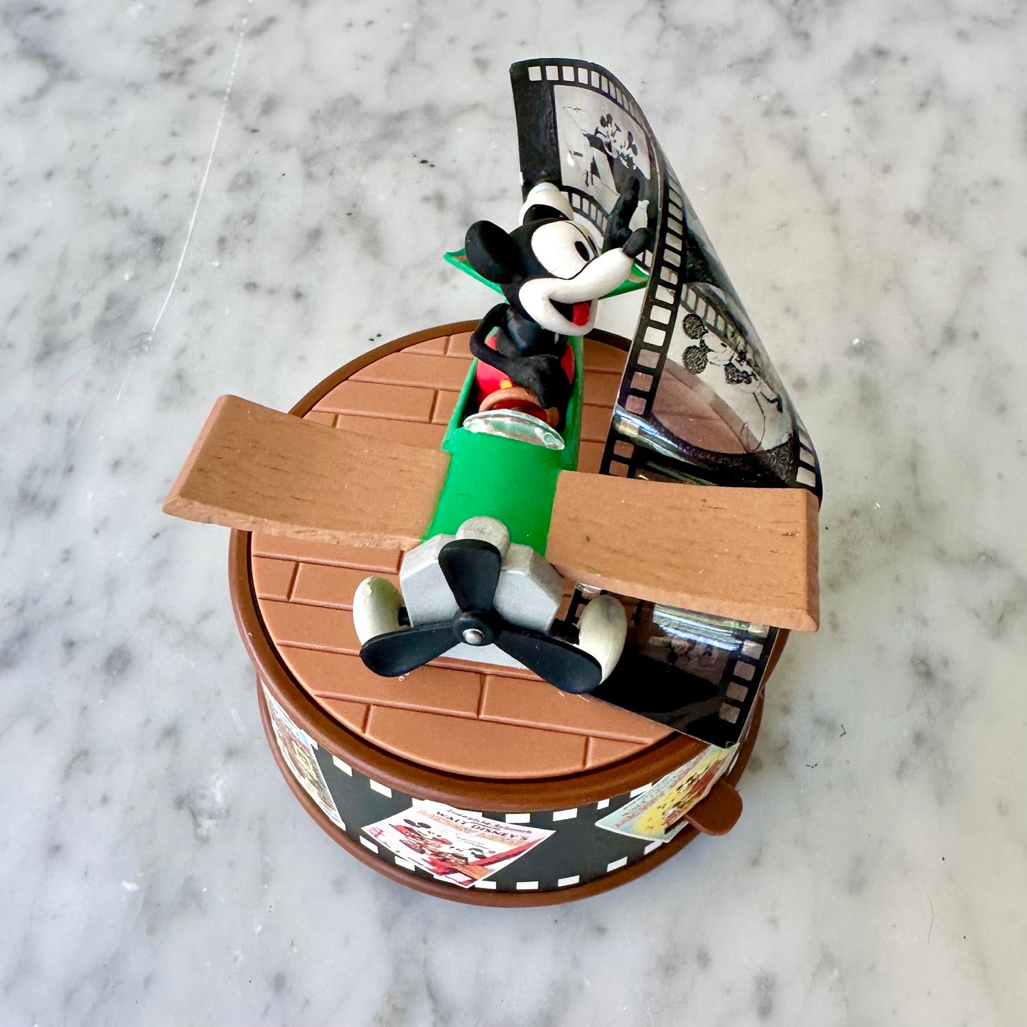 1998 Enesco “Plane Crazy” Mickey Mouse Music Box