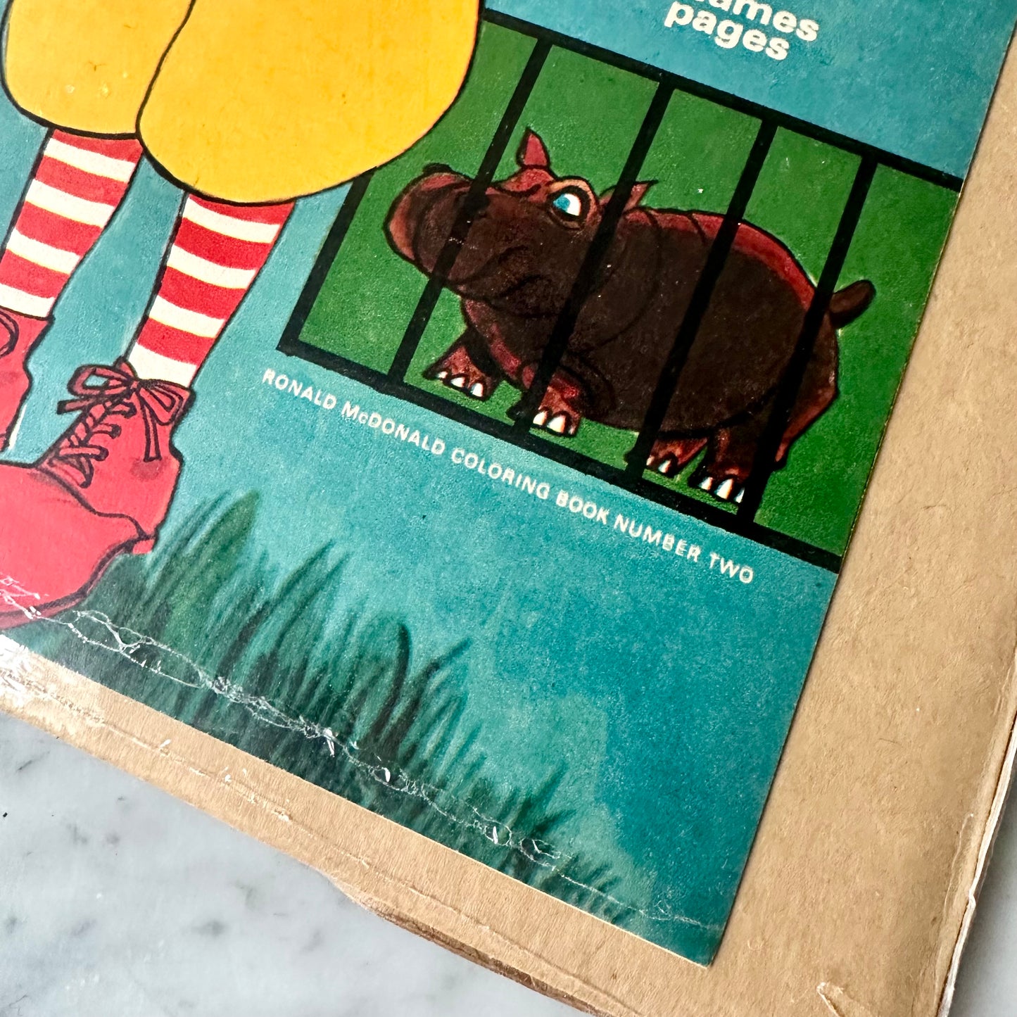 1968 Ronald McDonald Goes to the Zoo Book