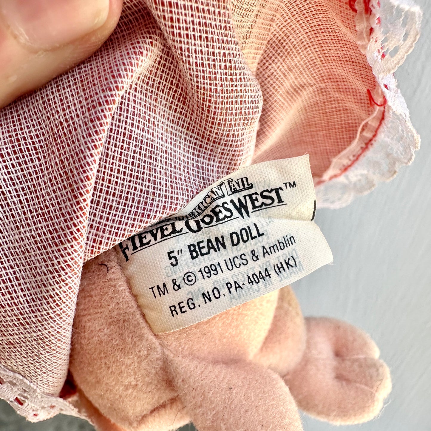 1991 Tyco Tanya Mousekewitz Beanie Plush