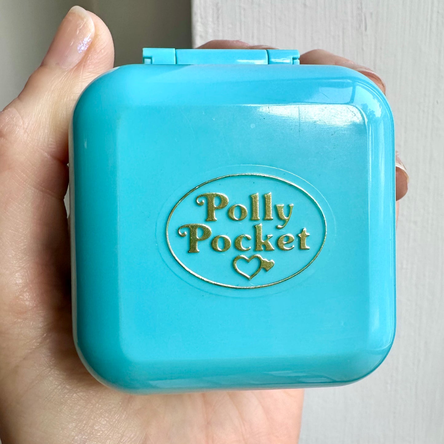 1991 Polly Pocket Dinner Time Ring and Ring Case