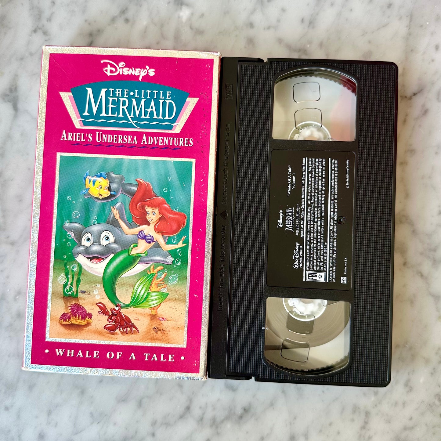 1993 The Little Mermaid “Whale of A Tale” VHS