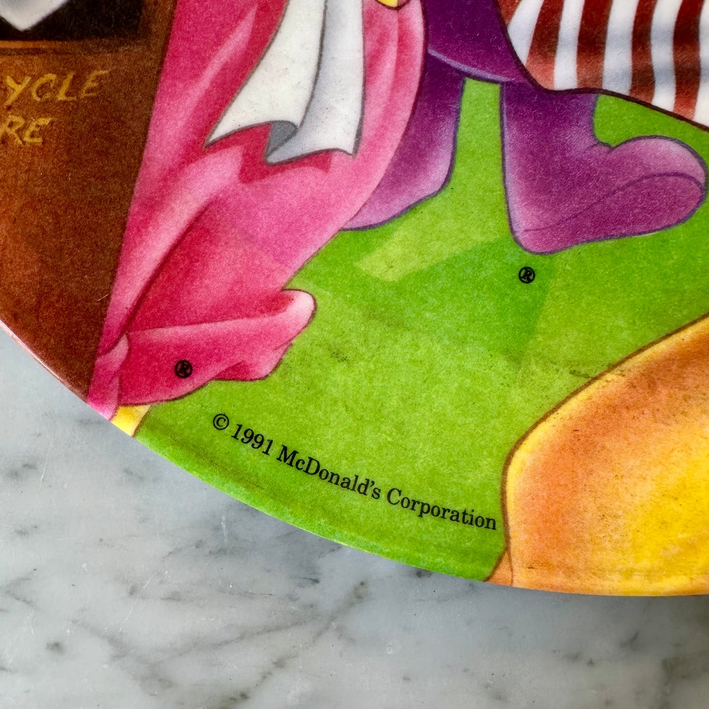 1991 McDonald’s Seasons Greetings Plate