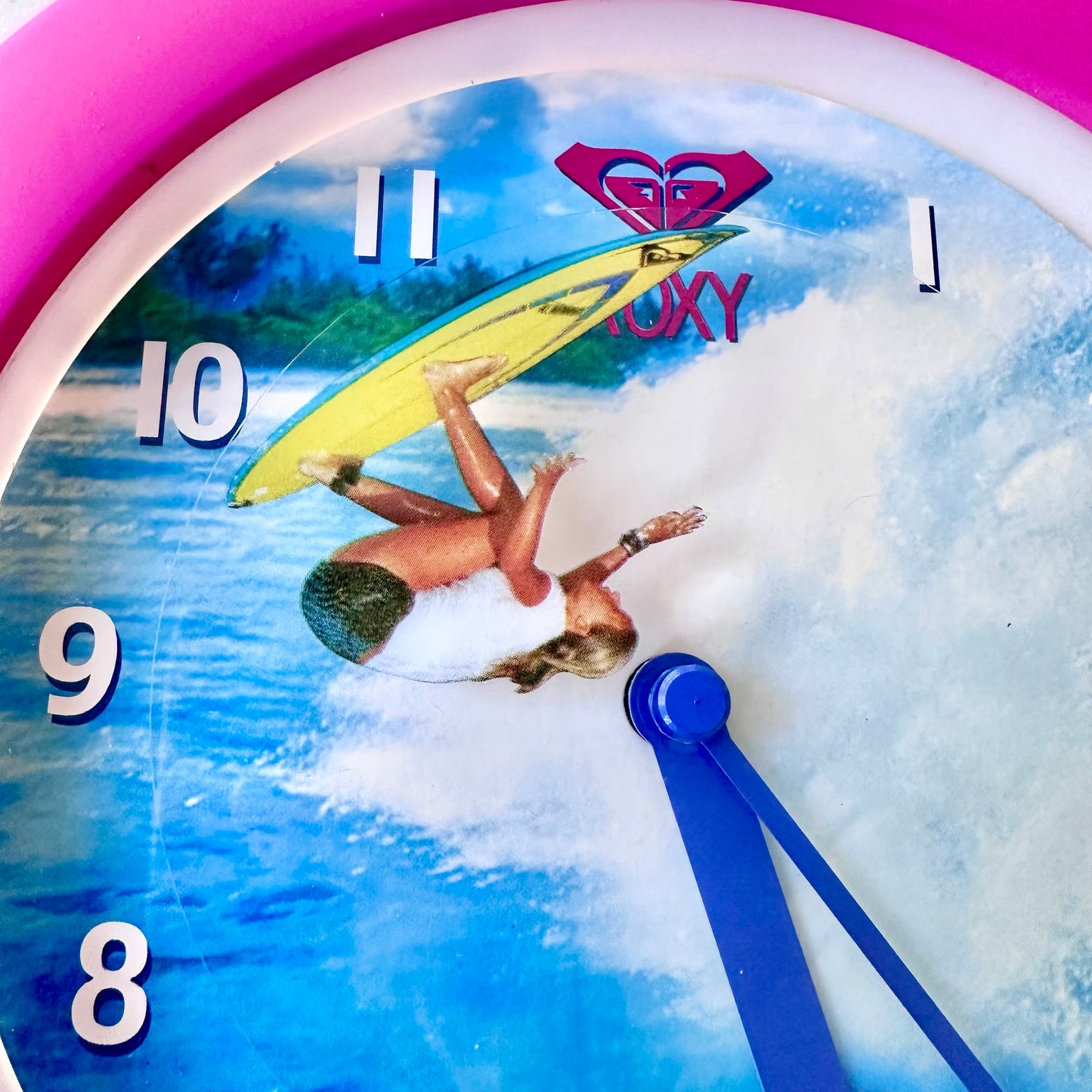 Vintage RARE Roxy Surfer Girl Clock