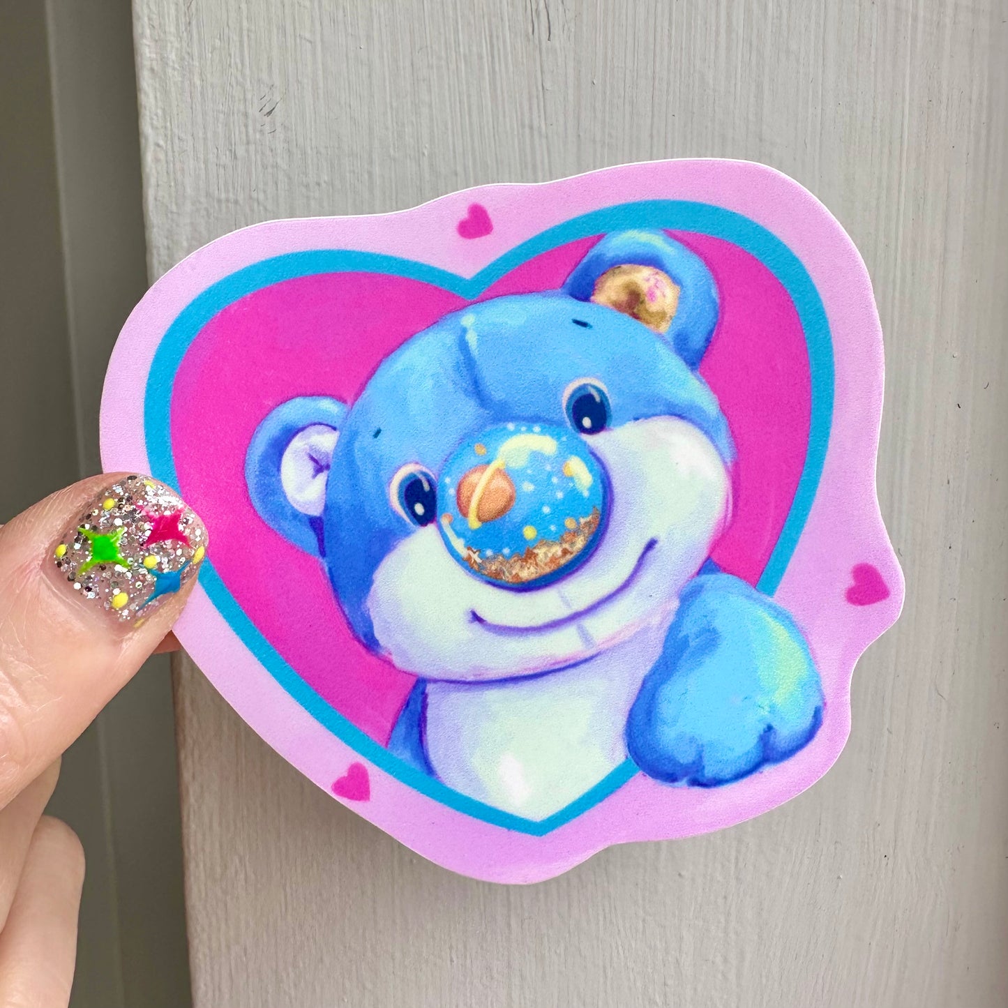 Nosy Bear Sticker