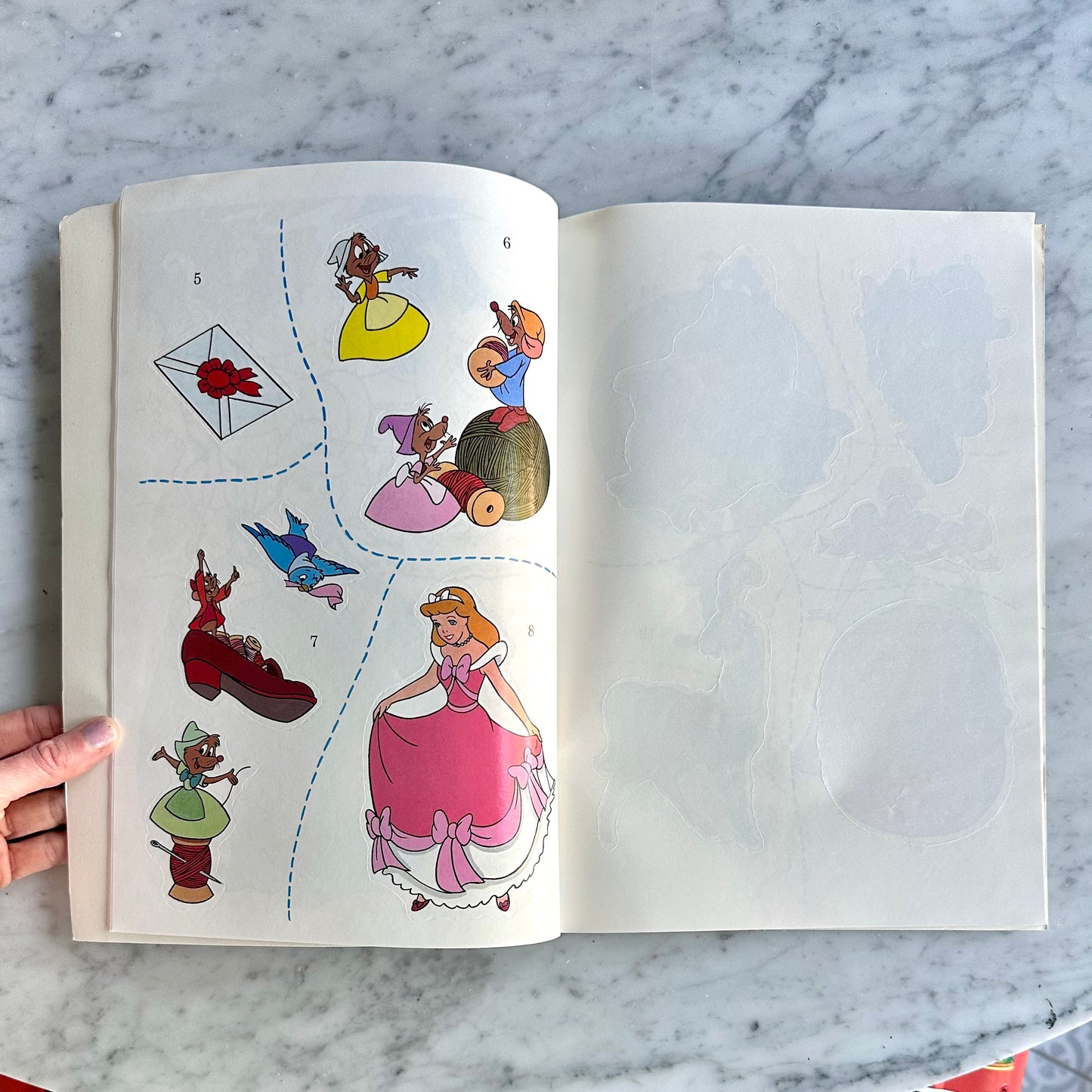 1993 Walt Disney’s Cinderella Giant Sticker Fun Book