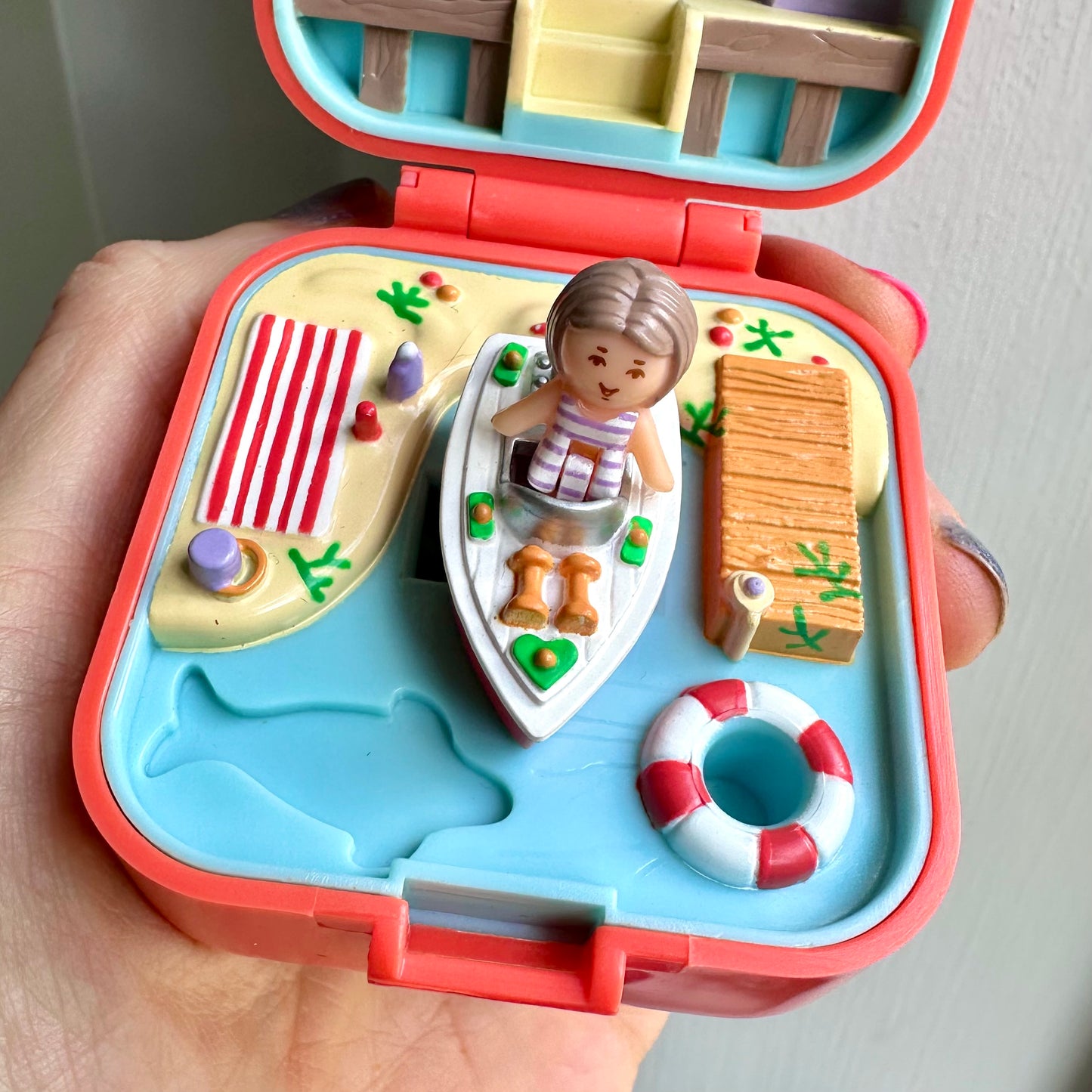 1991 Polly Pocket Lulu and Her Speedboat