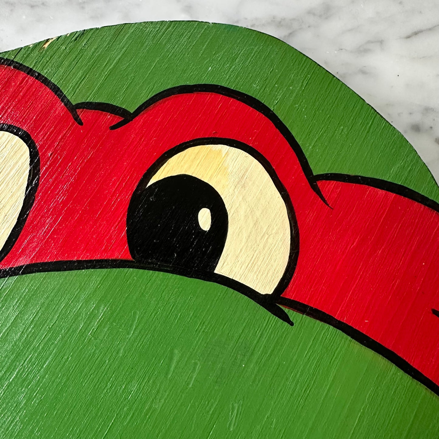 1991 Handmade TMNT Raphael Wall Art