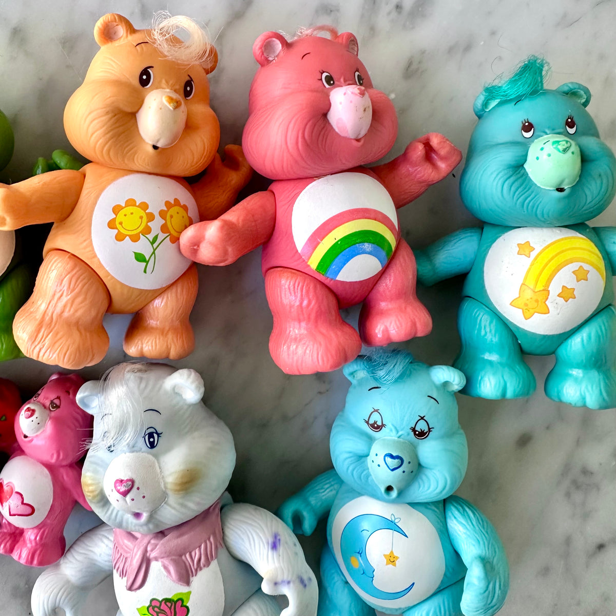 Vintage Care Bears Figure Lot