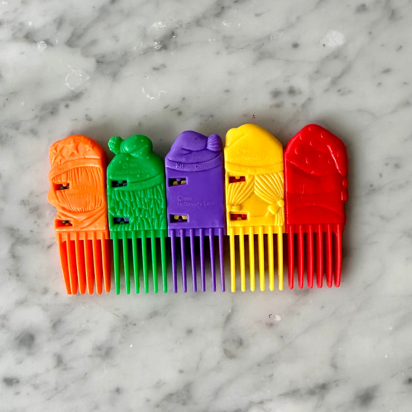1990 McDonald’s 5 Character Comb Set