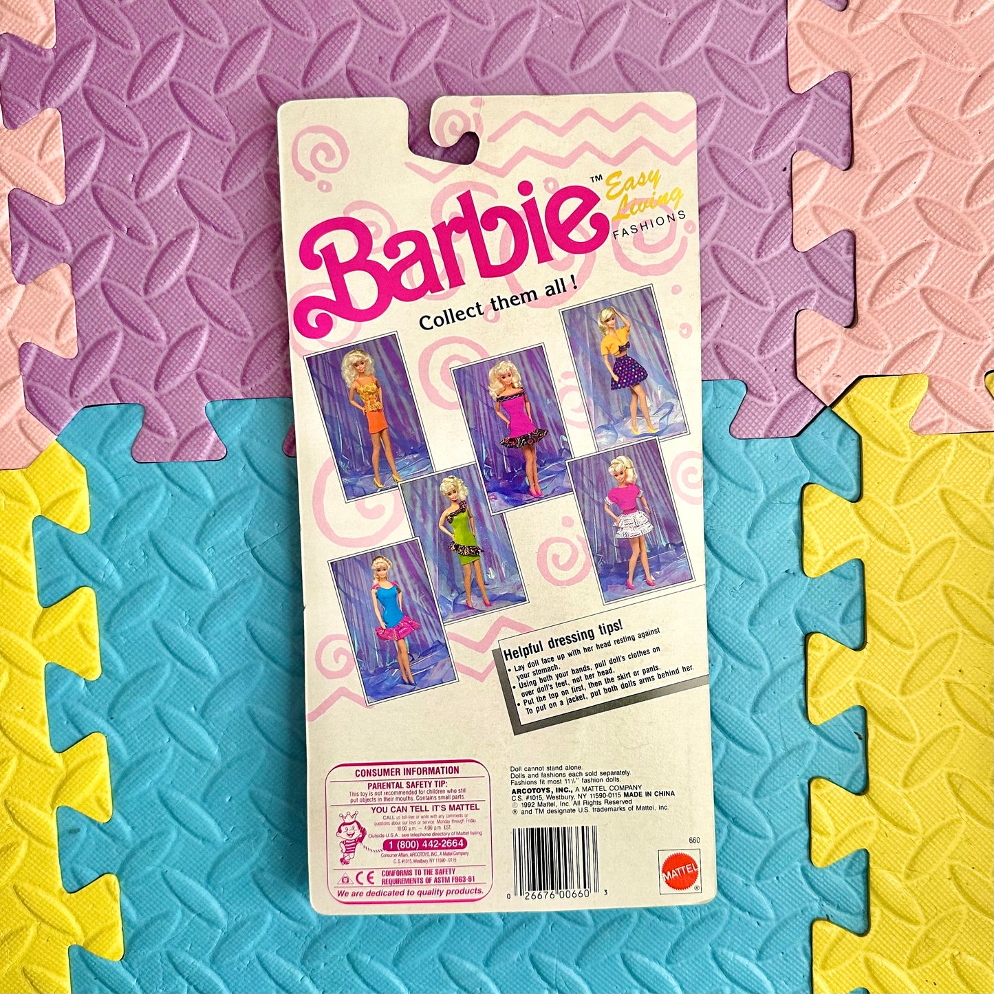 1992 Barbie Easy Living Fashions