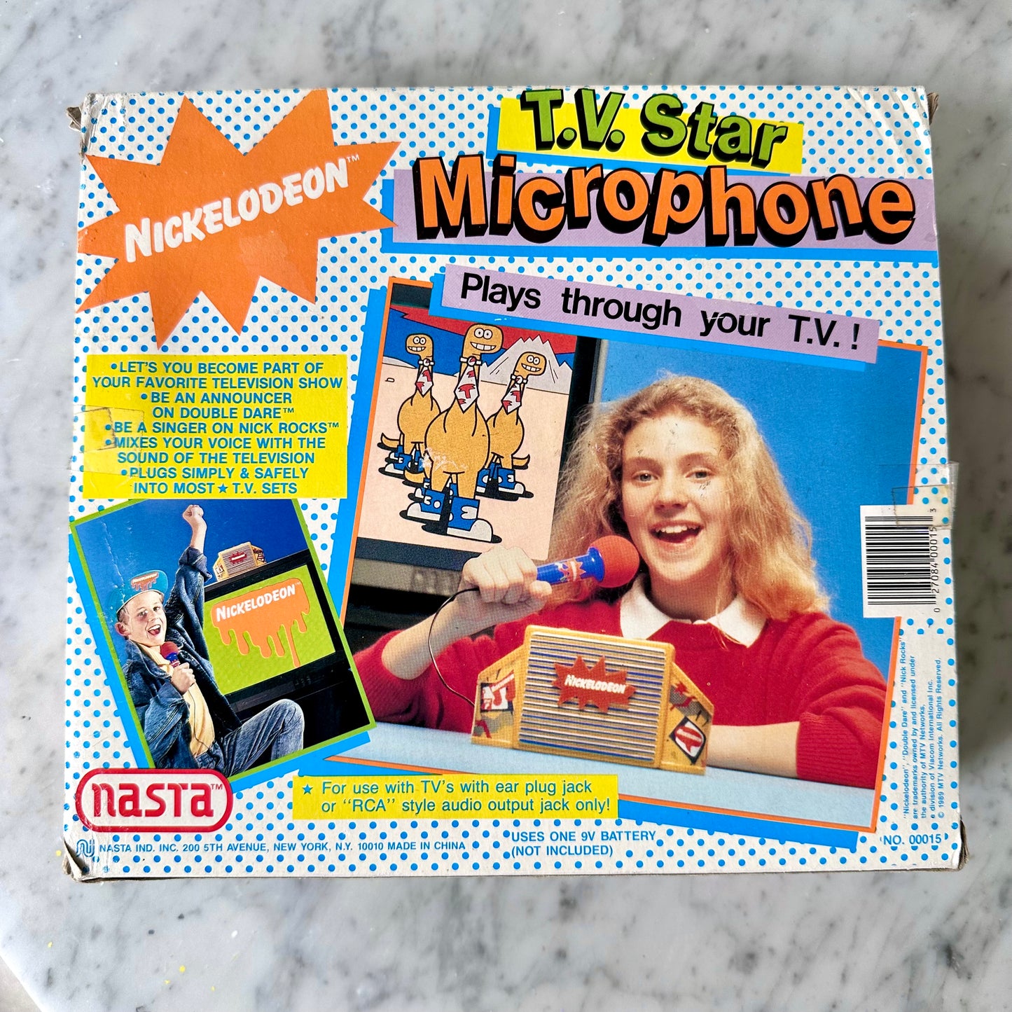 1989 Nickelodeon T.V. Star Microphone * Damaged*