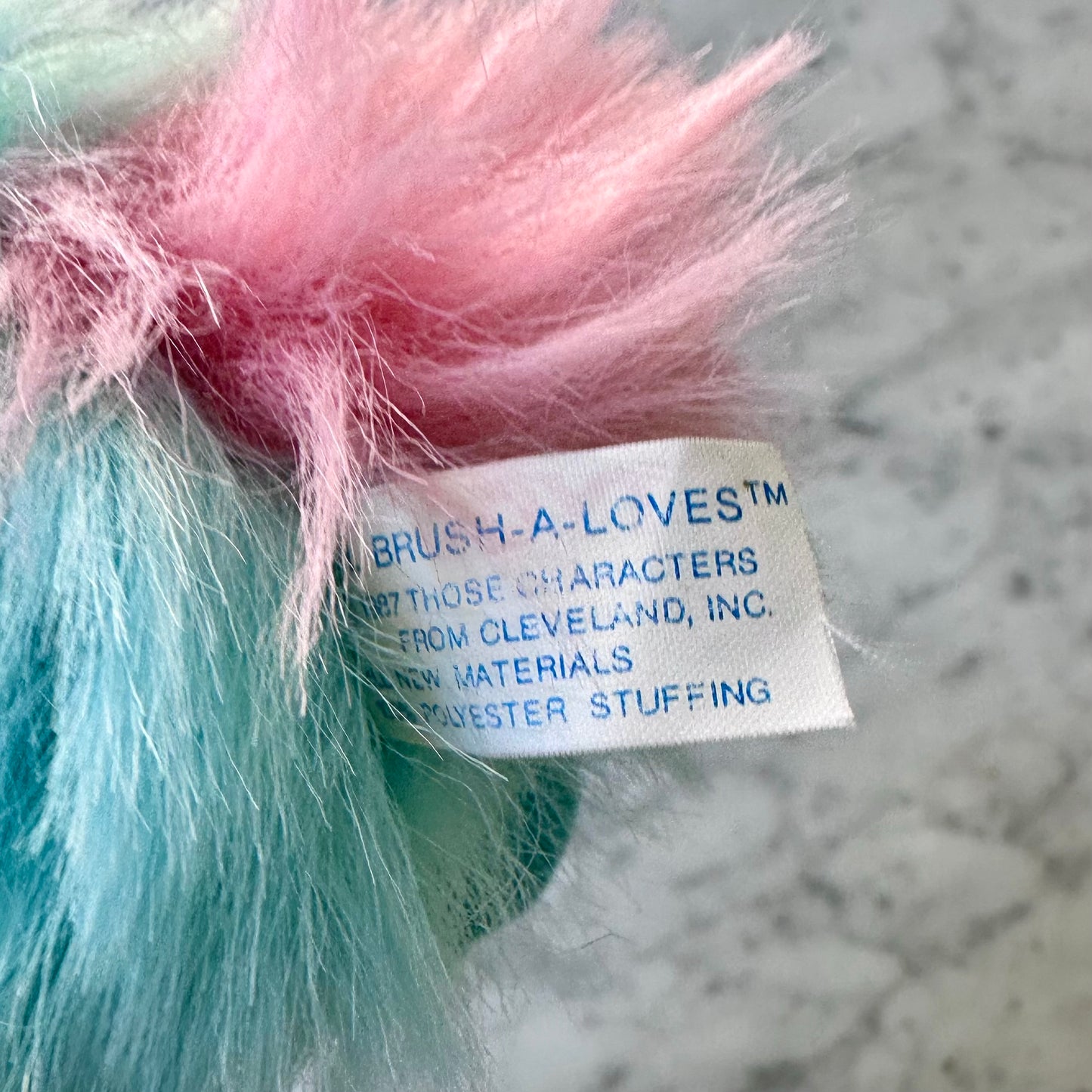 1987 Brush-A-Loves Plush