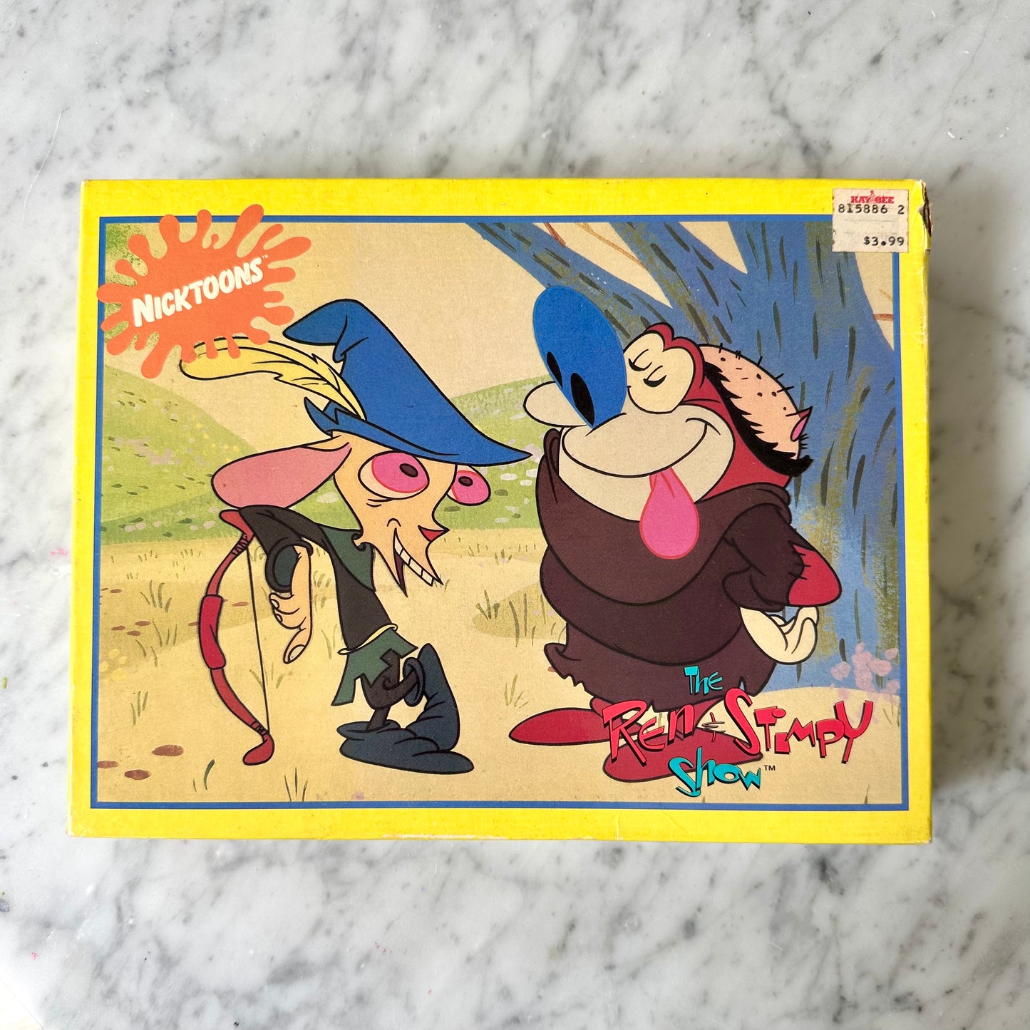 1991 Nickelodeon Ren & Stimpy Robin Hood 100 Pc Puzzle