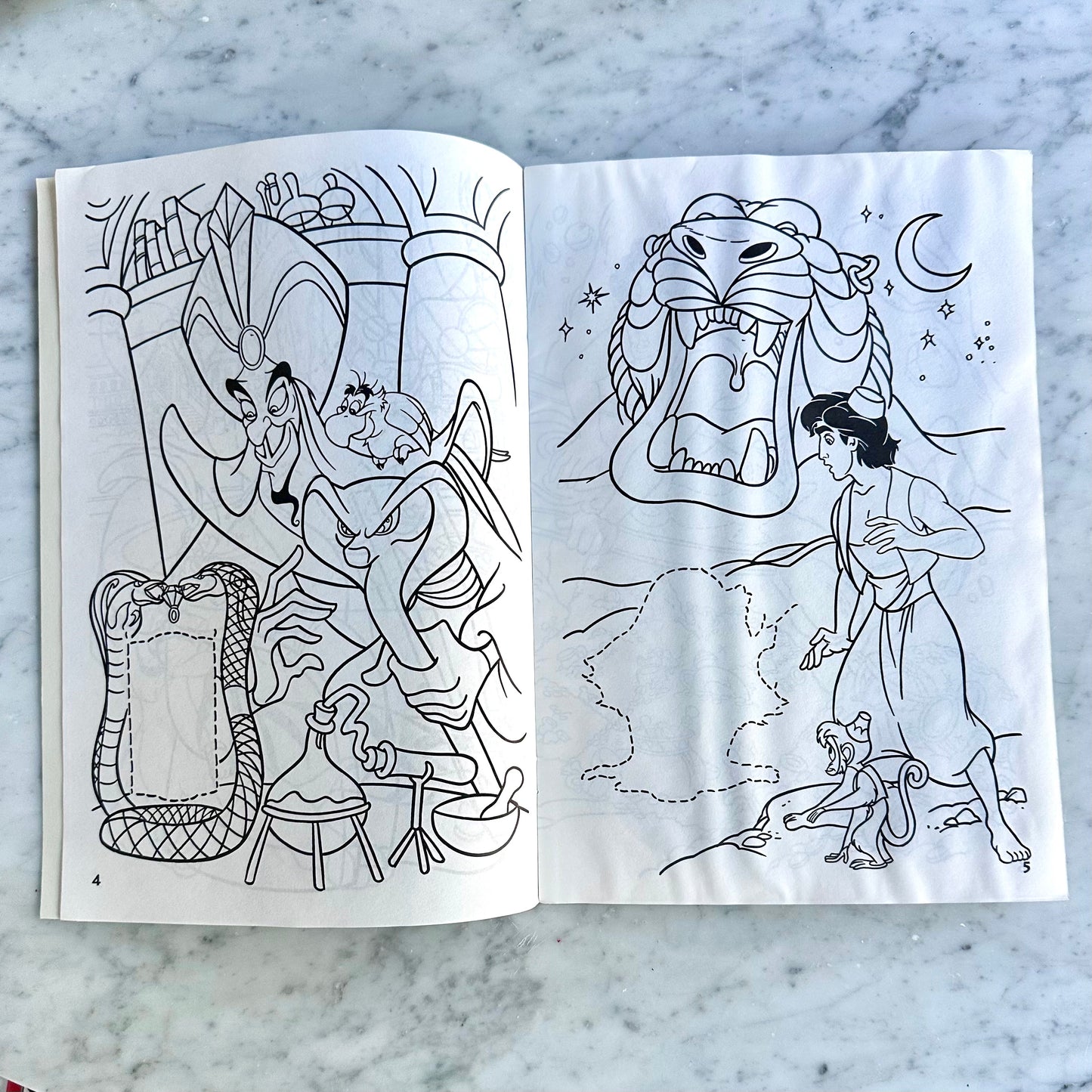 1992 Disney’s Aladdin Sticker Fun Book