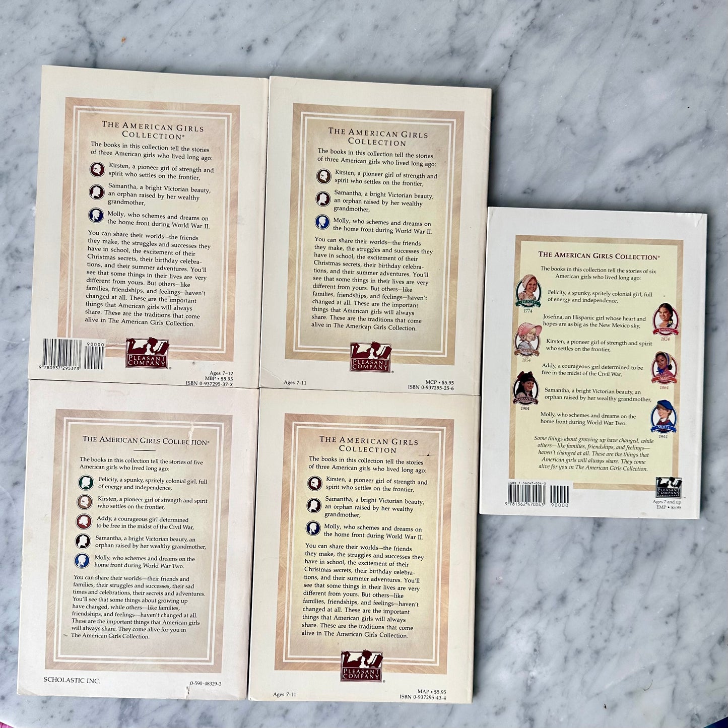 Vintage American Girl Book Lot of 5