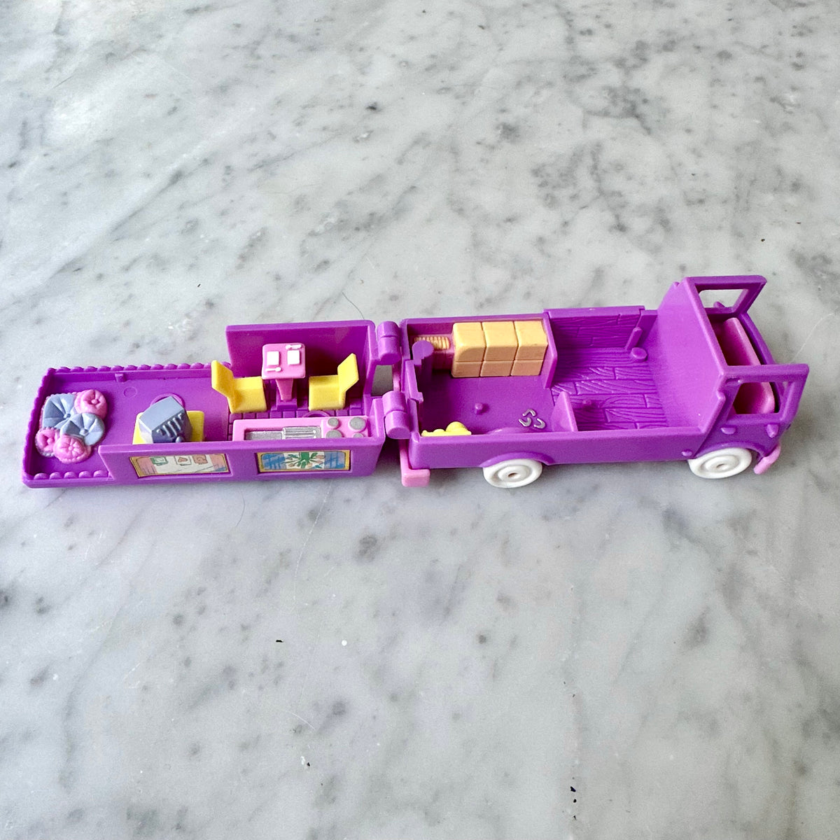 1994 Polly Pocket Stable on the Go * Playset Only