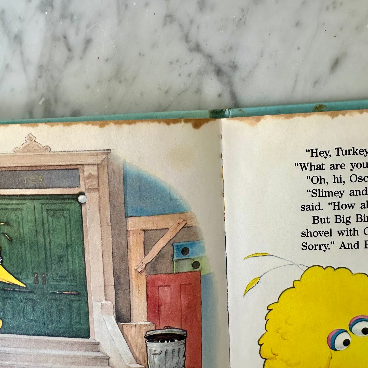 1983 Playskool Big Bird Plush and Book