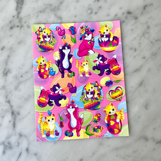 1990’s Lisa Frank Kitten Sticker Sheet