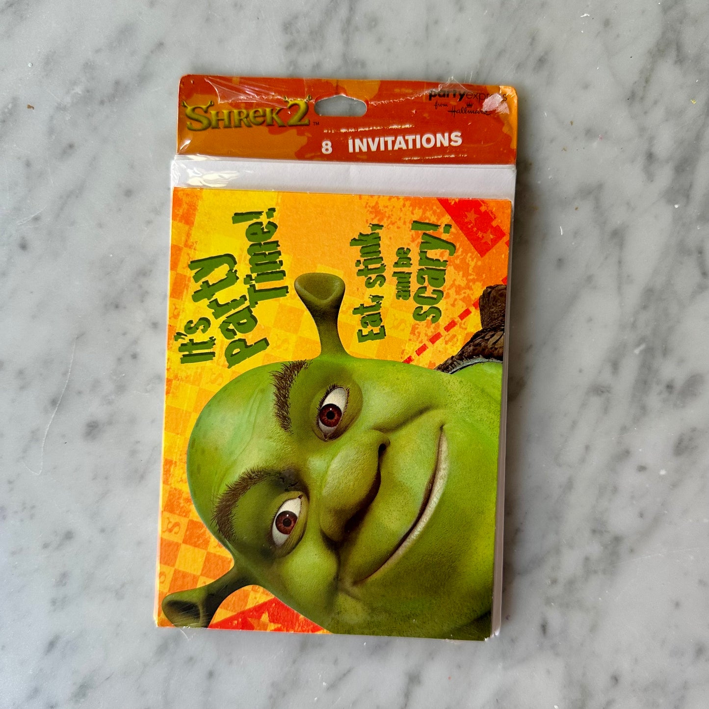 2004 Shrek 2 Invitations (8 pack)