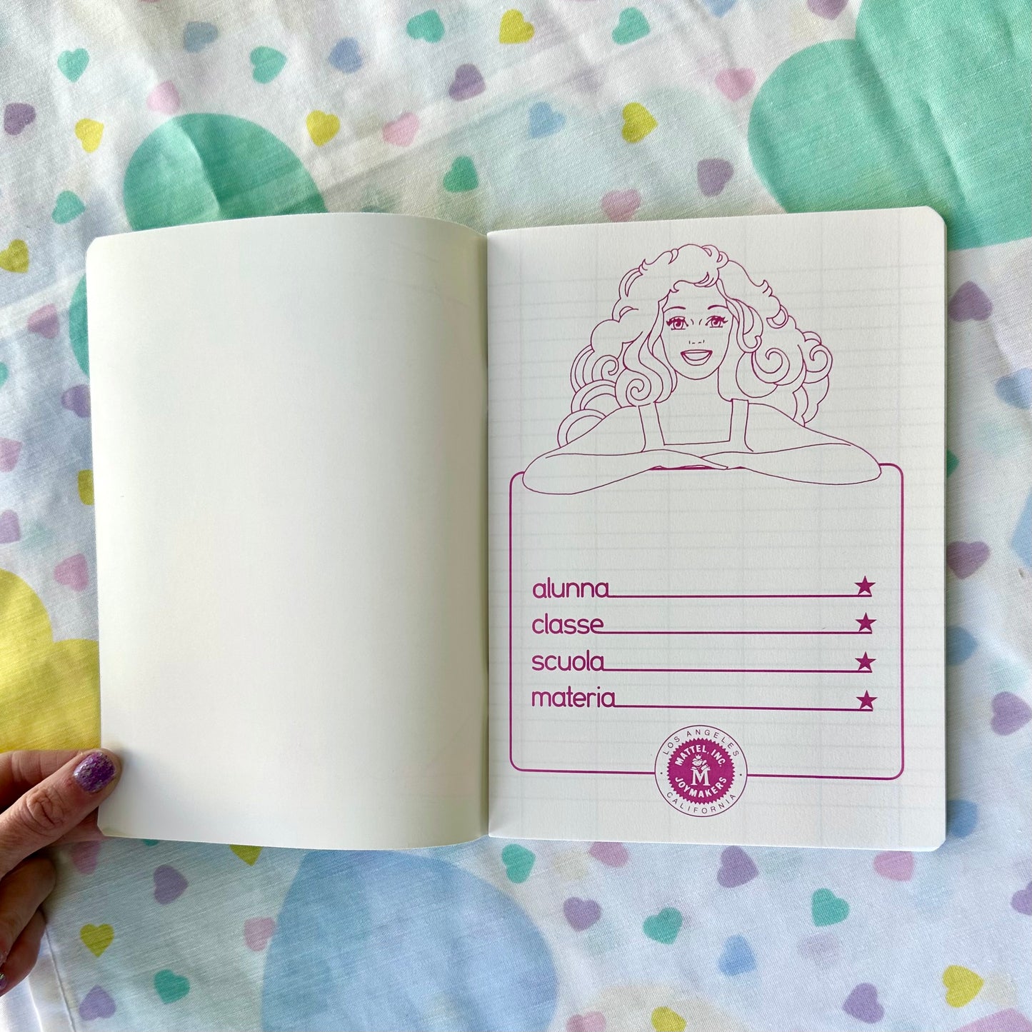 80’s Dead Stock Barbie Notebook