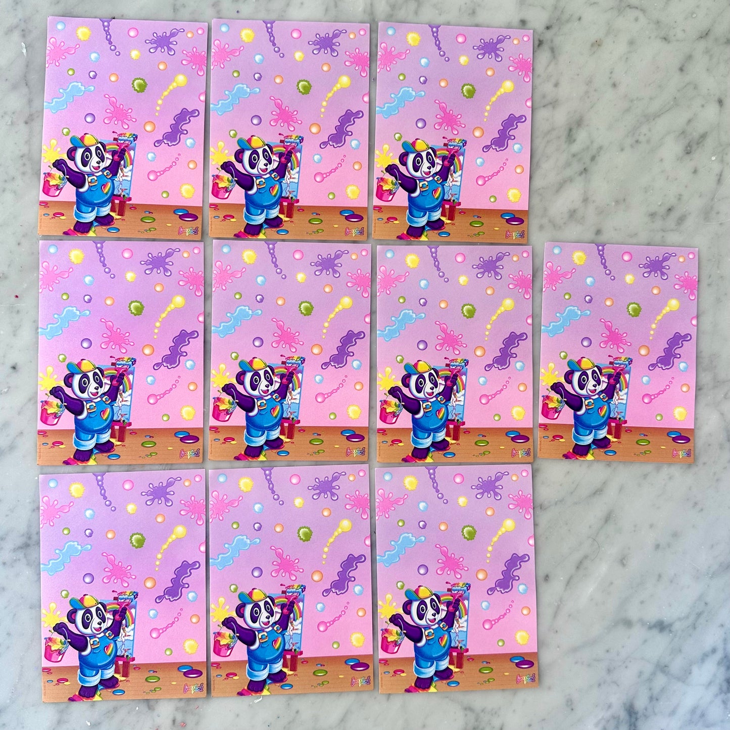 90’s Lisa Frank Panda Painter Stationary