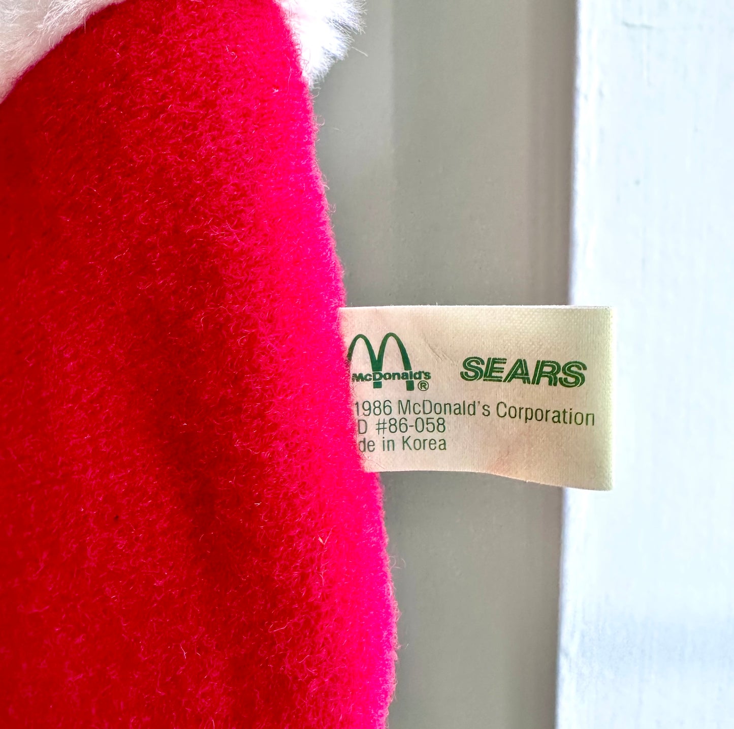 1986 Fievel An American Tail Mini Stocking