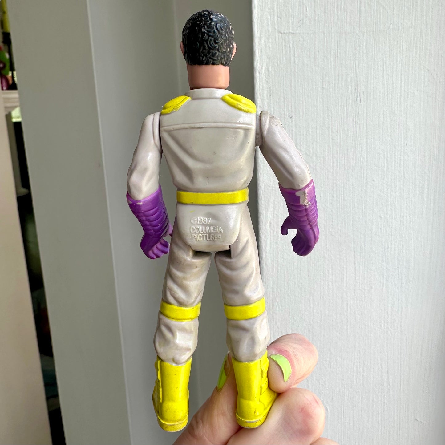 1987 The Real Ghostbusters Fright Features Winston Action Figure
