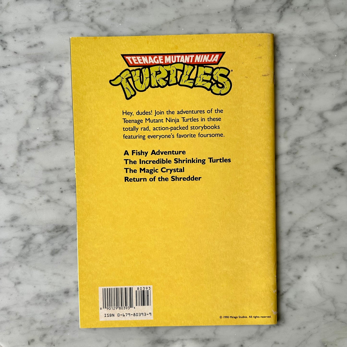 1990 TMNT “A Fishy Adventure” A Storybook Adventure