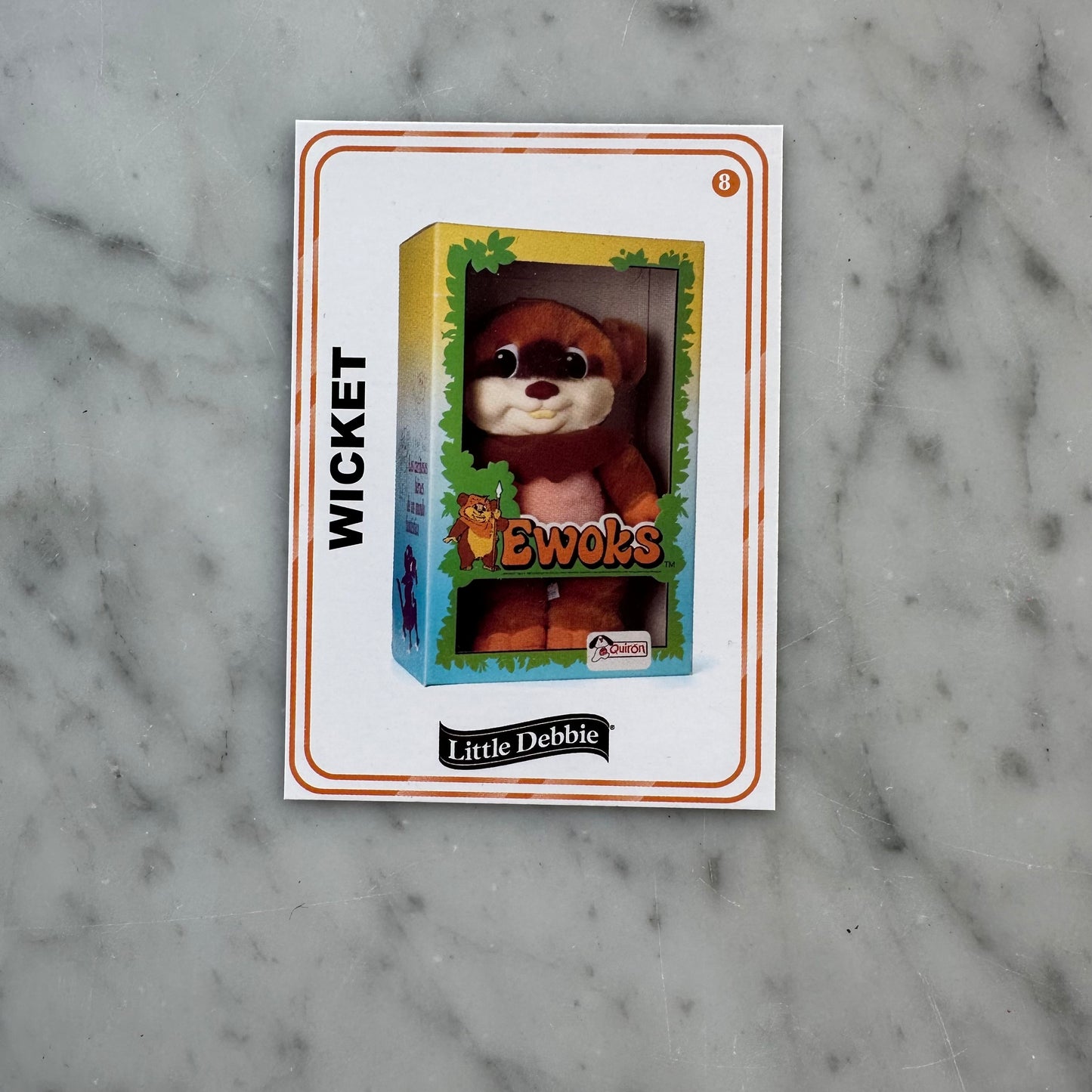 Little Debbie Rancho Obi Wan Wicket Trading Card