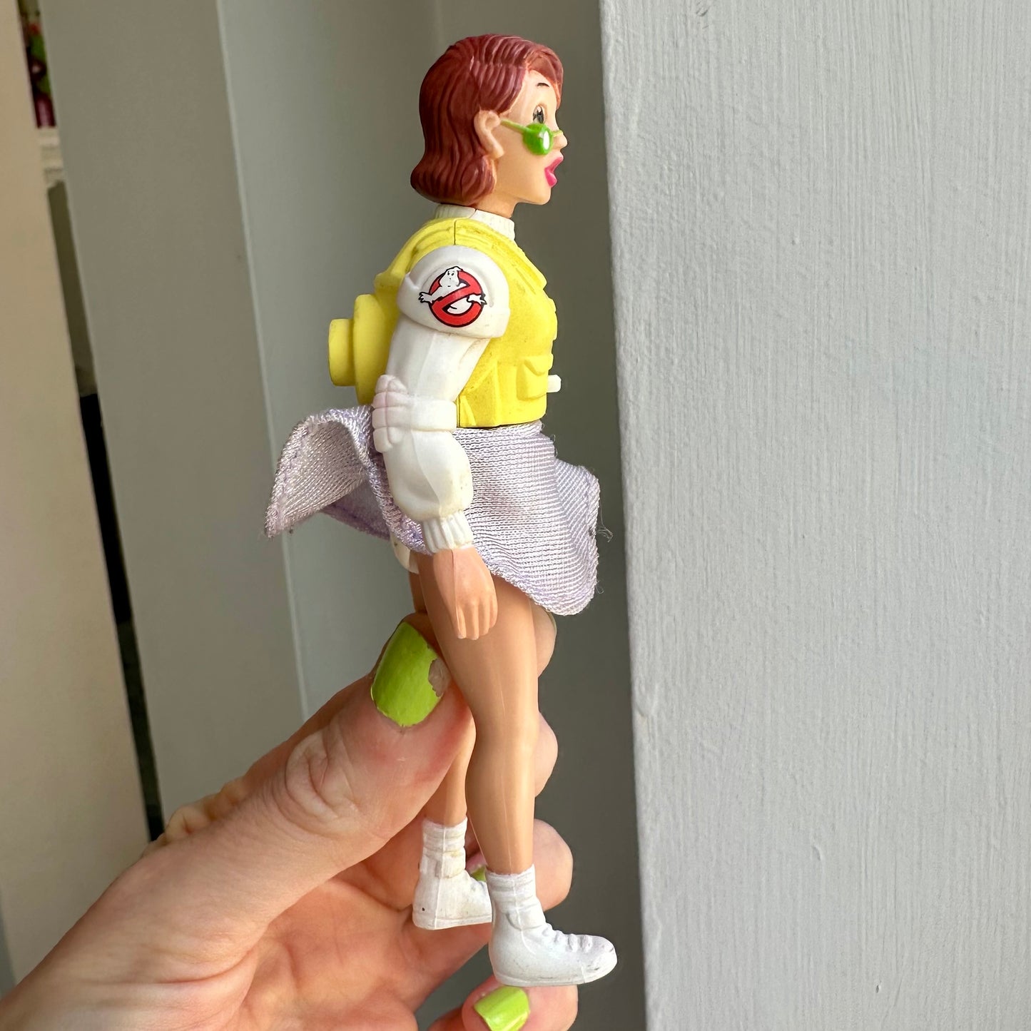 1988 The Real Ghostbusters Screaming Heroes Janine Melnitz Action Figure