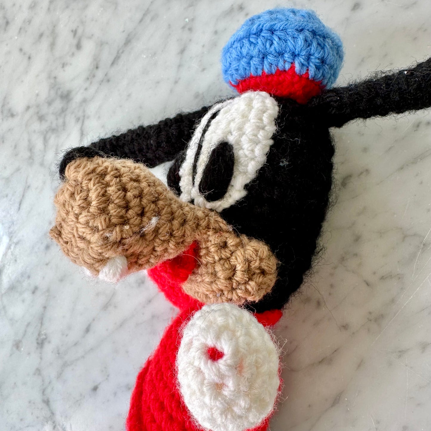 Vintage Crocheted Goofy Plush