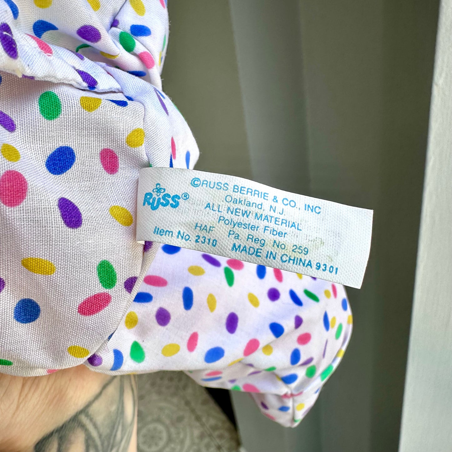 90’s Russ Berrie Bunny Troll Plush