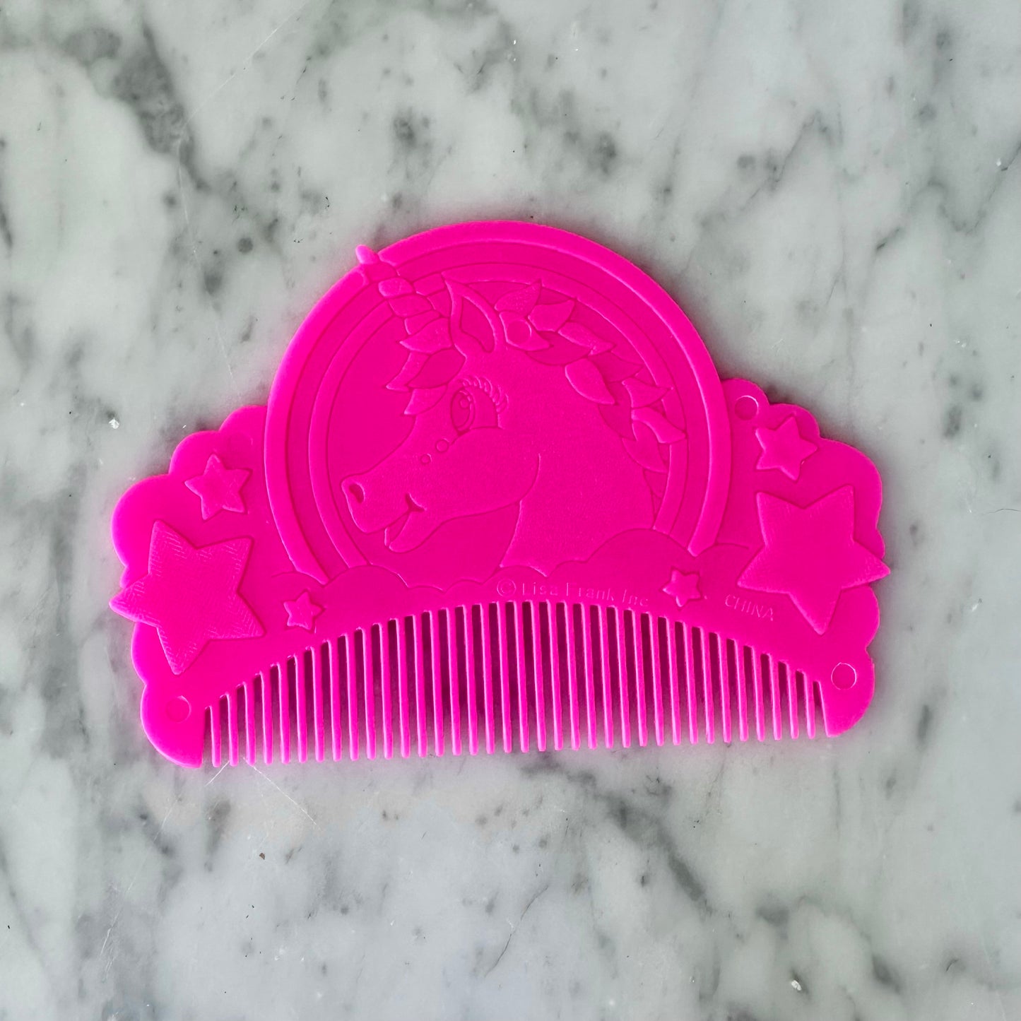 90’s Lisa Frank “Markie Unicorn” Comb