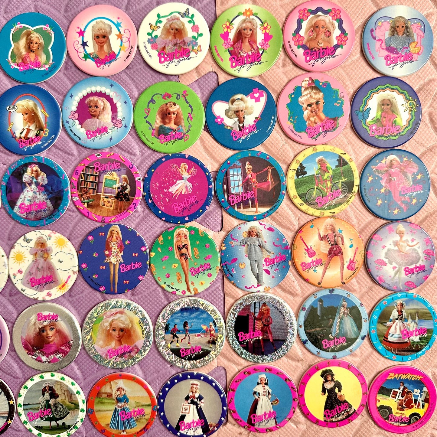 1995 Barbie POG Complete Set of 60