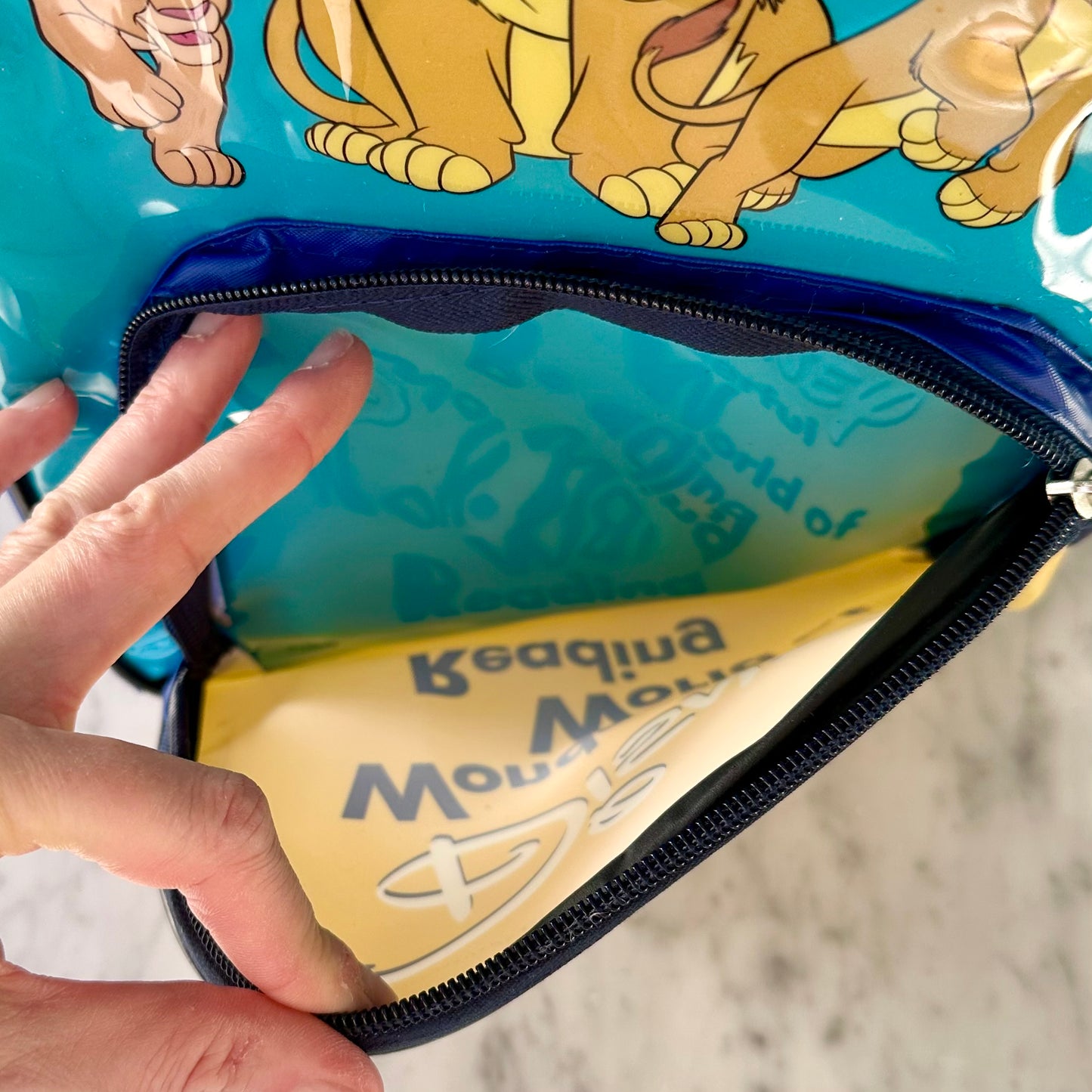 90’s Disney Lion King “Wonderful World of Reading” Backpack