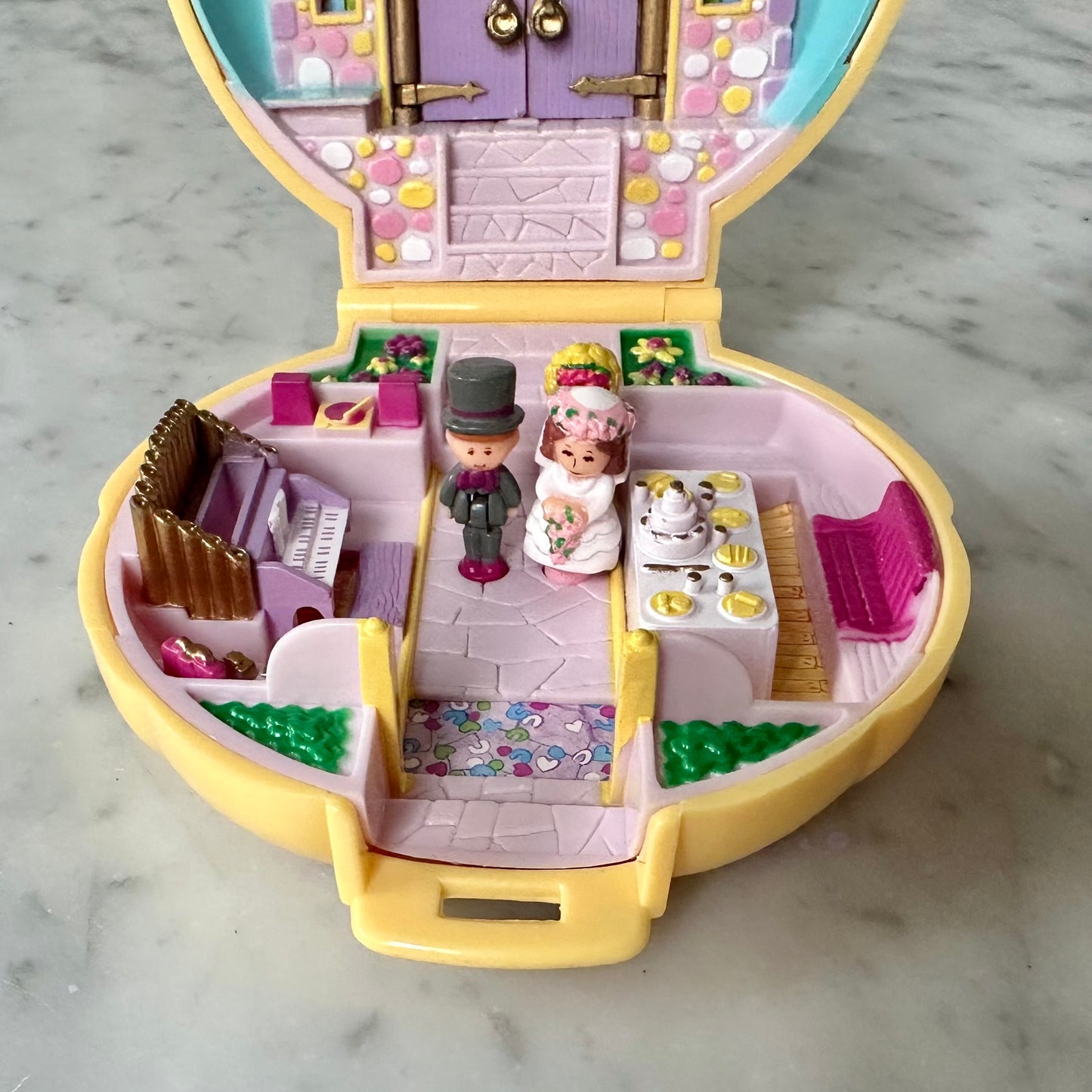 1989 Polly Pocket Nancy’s Wedding Day Yellow Variation