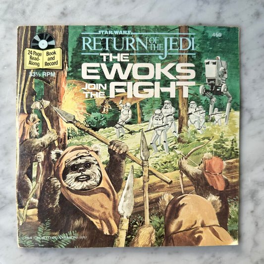 1983 Star Wars RECORD & BOOK "The Ewoks Join The Flight"