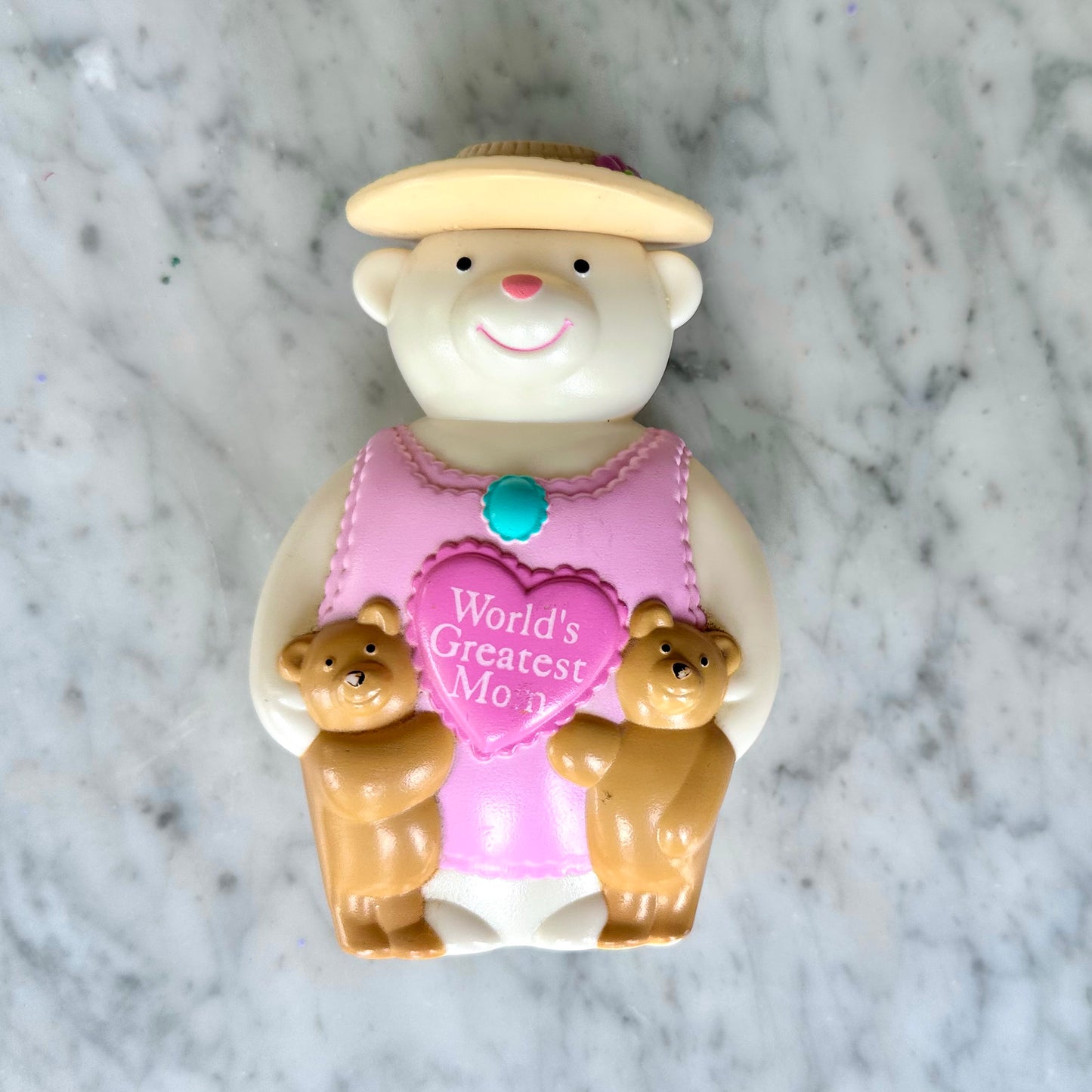 Vintage Body Fantasies “World’s Greatest Mom” Bear Lotion Bottle