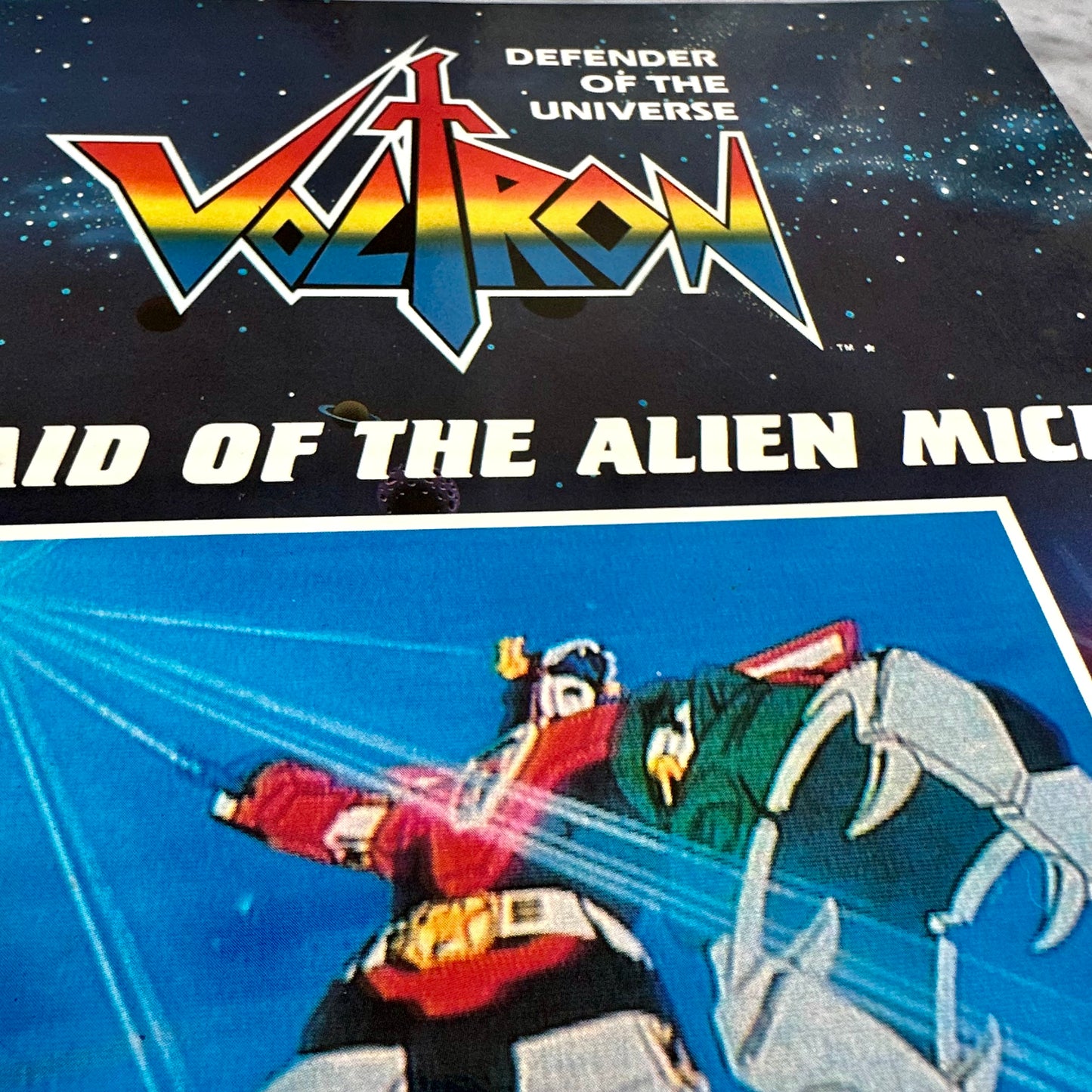 1984 Voltron “Raid of Alien Mice” Book