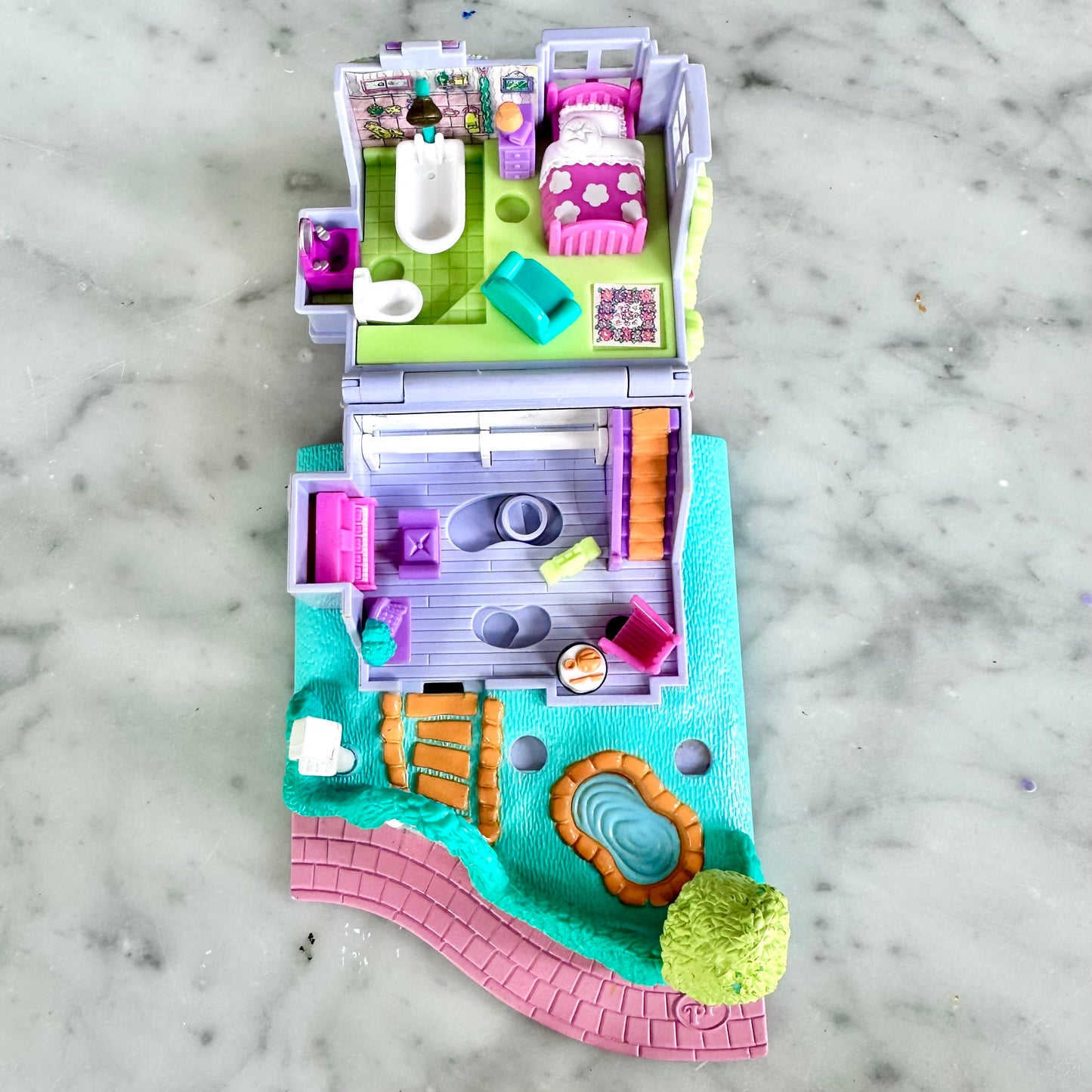 1995 Polly Pocket Dance Studio Playset 100% Complete