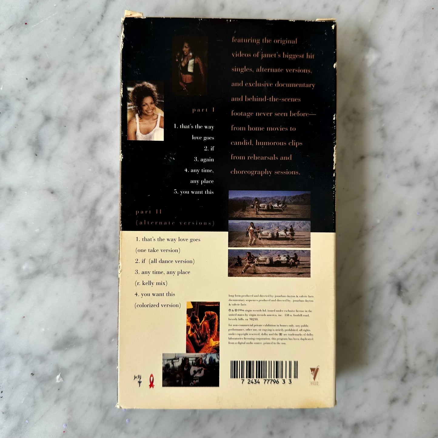 1994 Janet. VHS