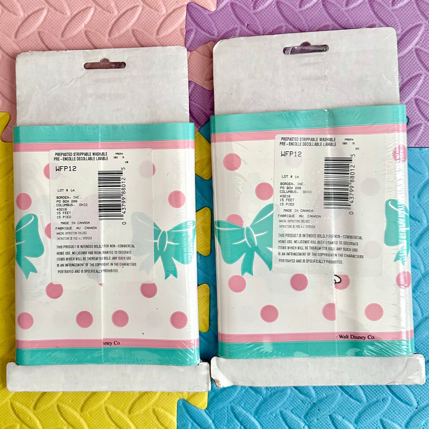 Vintage Minnie Mouse Baby Wall Border