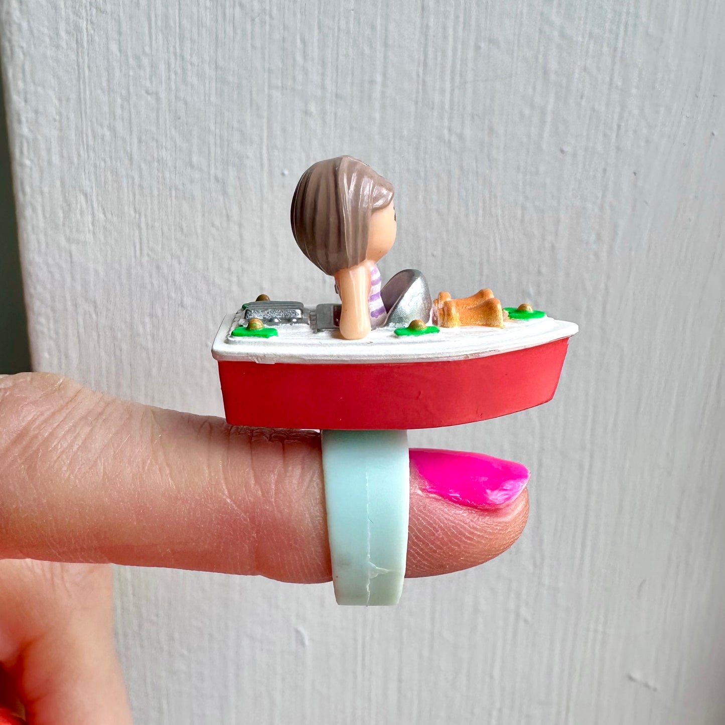 1991 Polly Pocket Lulu and Her Speedboat