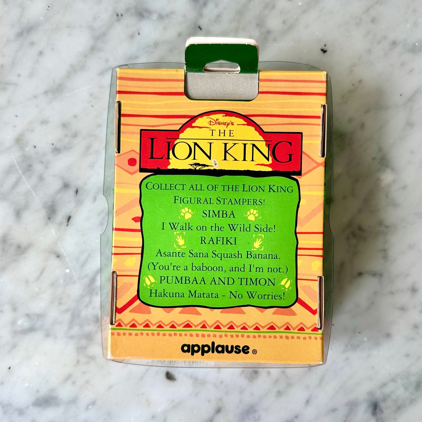 90’s The Lion King Rafiki Figure Stamper