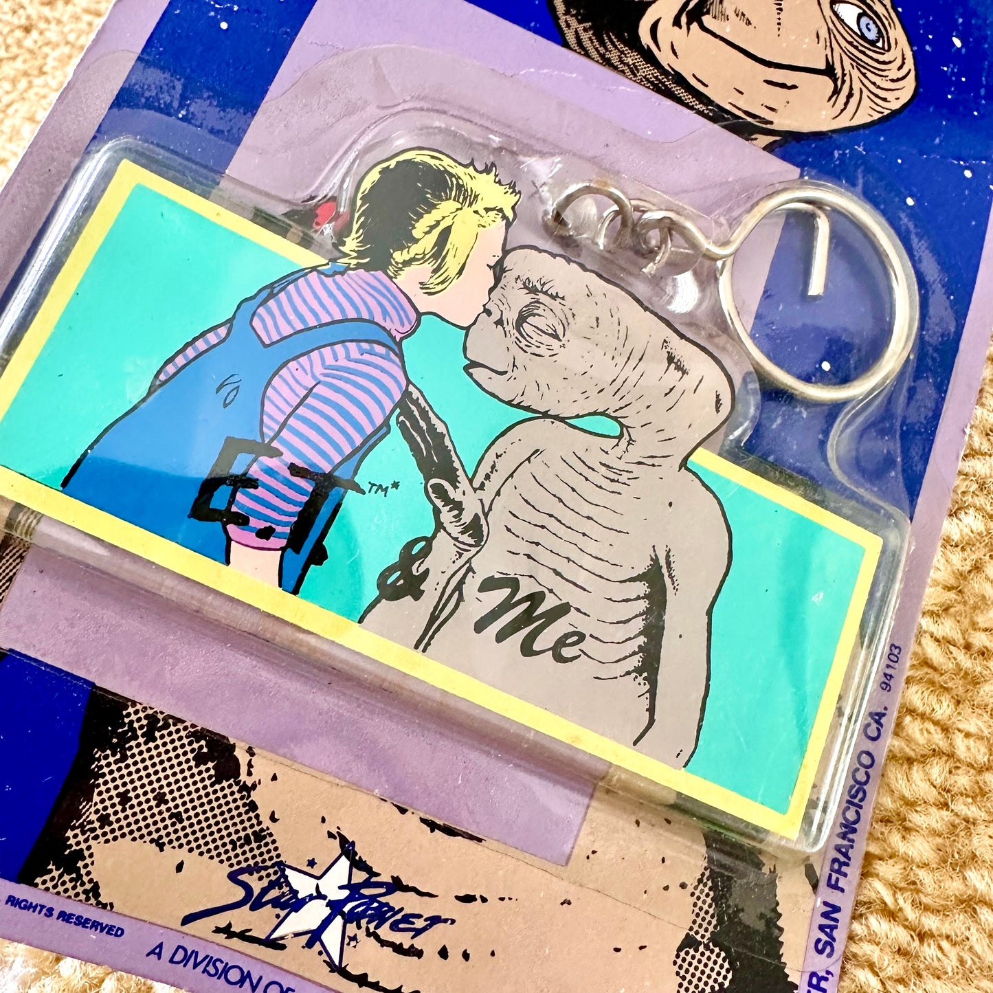 1982 E.T. And Gertie Keychain