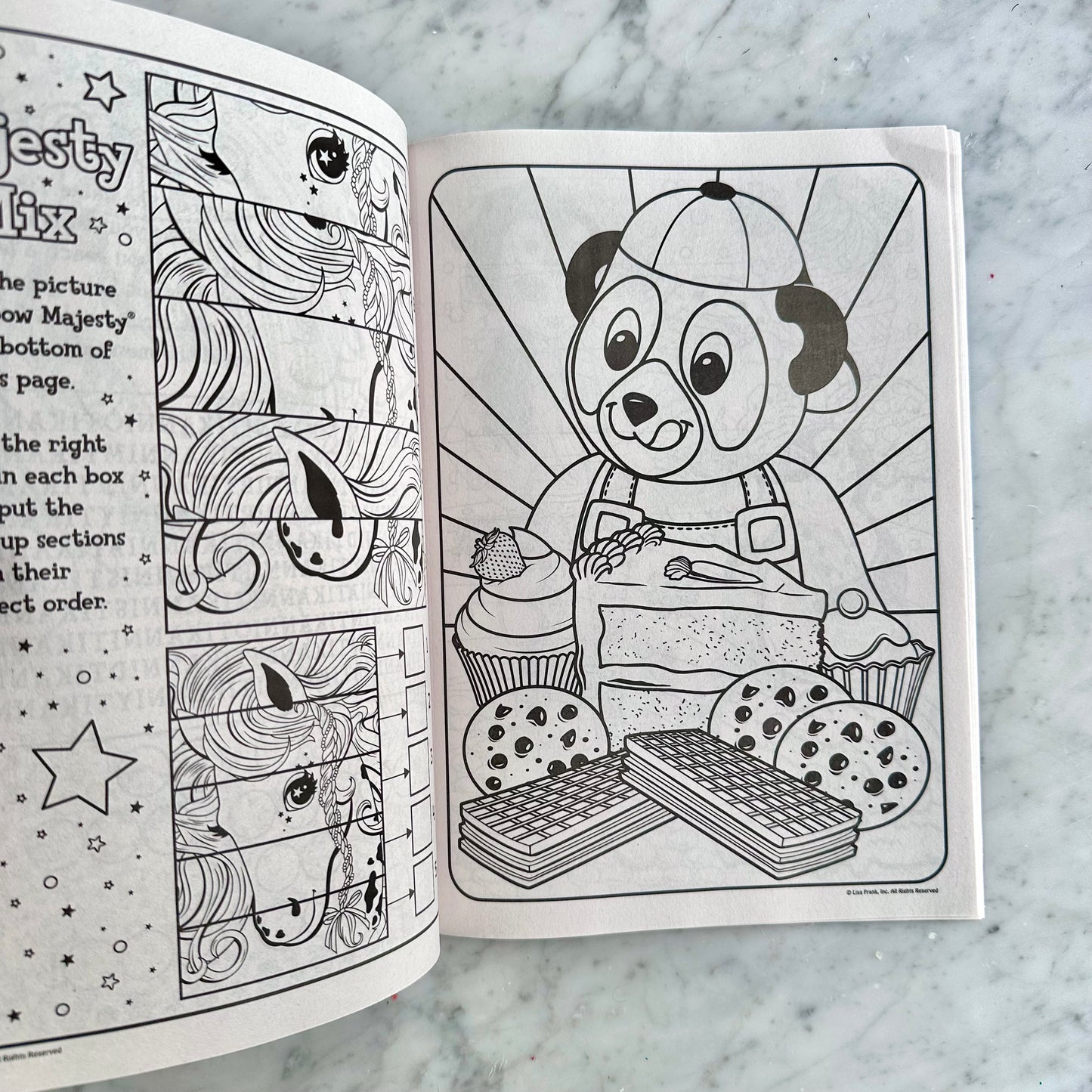 Lisa Frank Jumbo Coloring & Activity Book