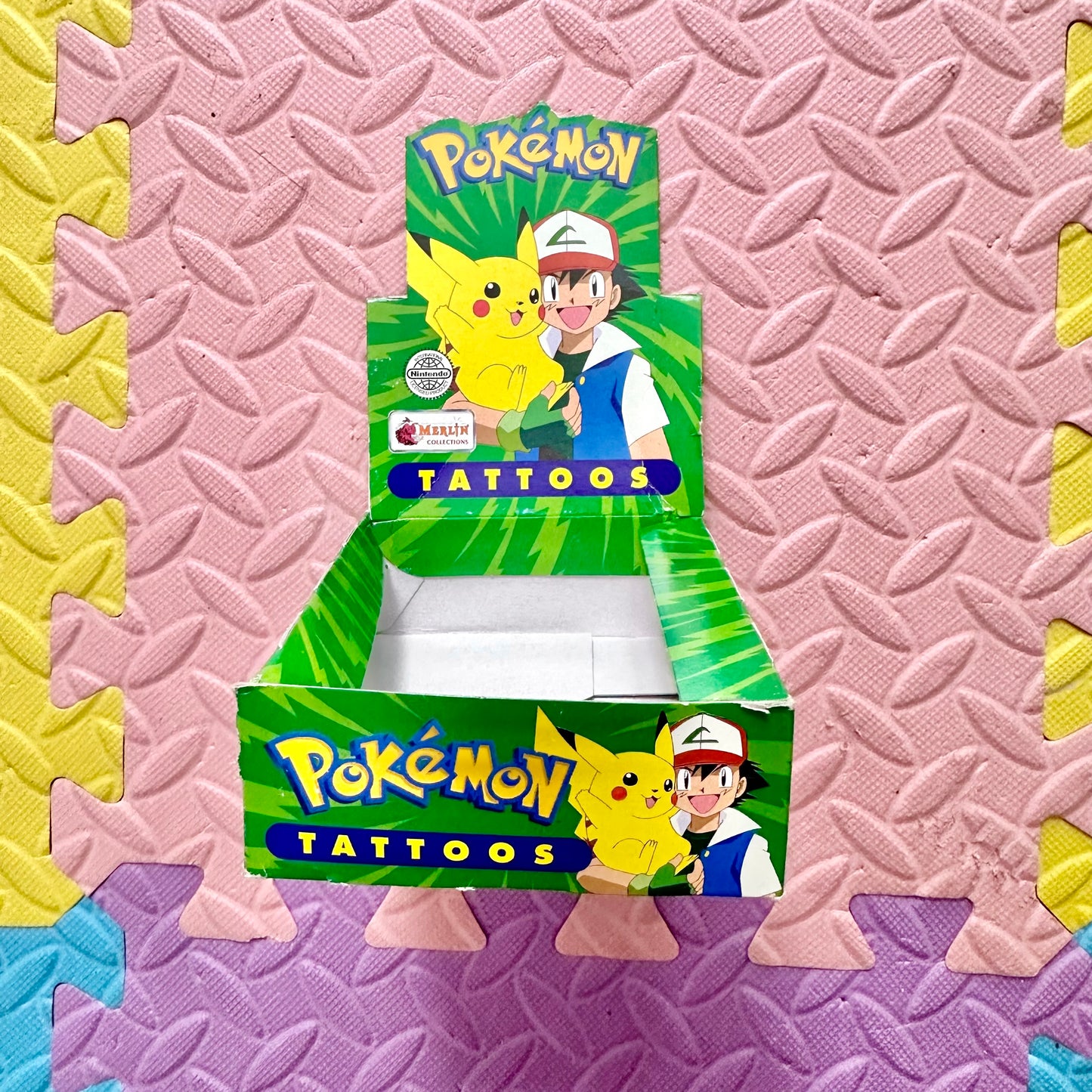 90’s Merlin Pokémon Tattoo Display Box