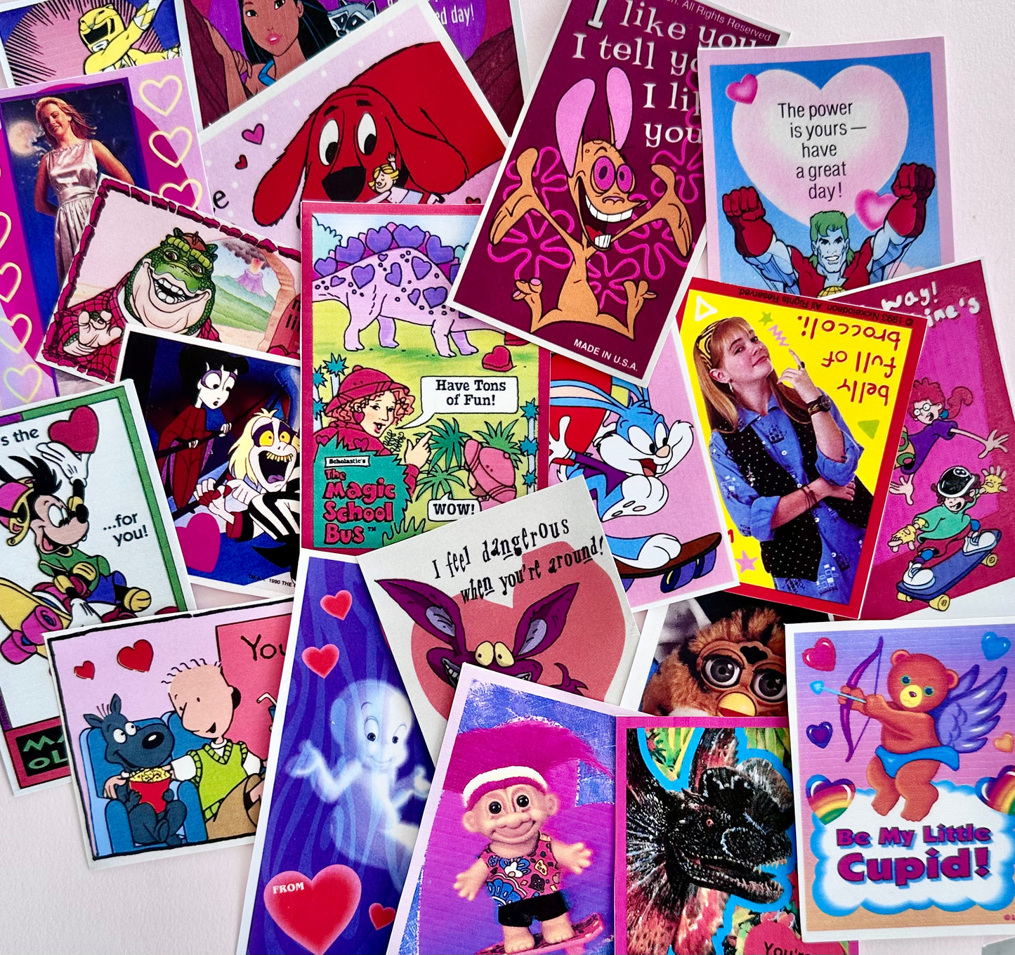 Vintage 80’s, 90’s, & y2k Valentine’s Card Mixed Pack