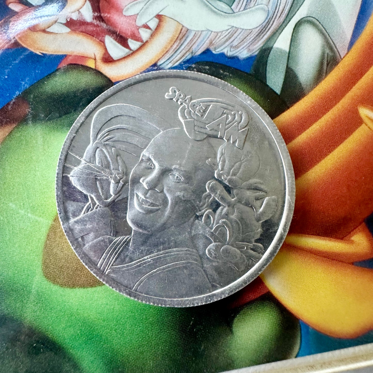 1997 Space Jam VHS with Promos and Coin